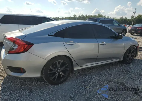 2020 Honda Civic Sport из США, поврежденный, VIN 19XFC2F85LE022453